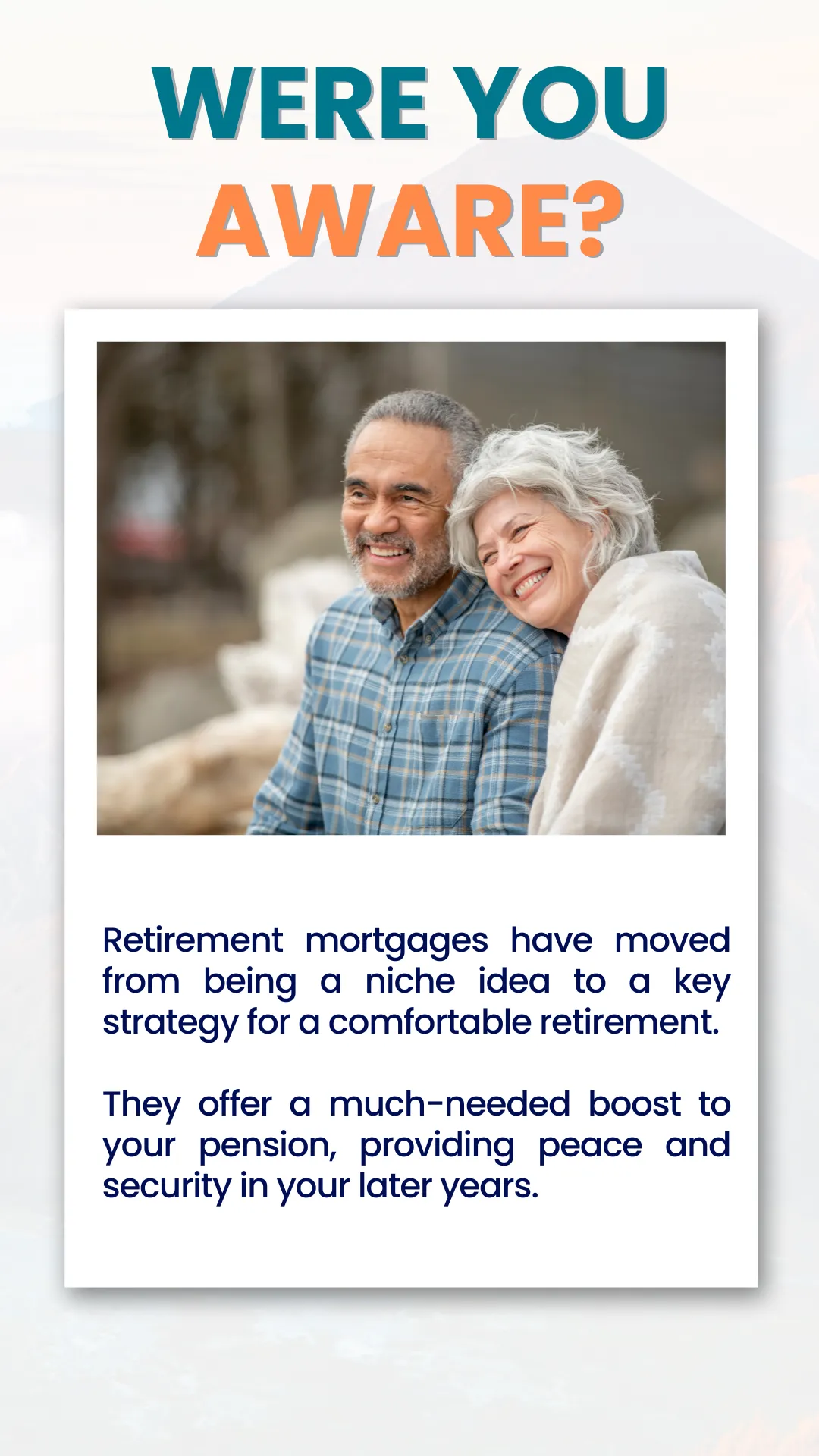 retirement mortgage benefits